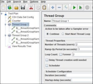 Sharing mode of CSV Data Set Config | JMeter | Example