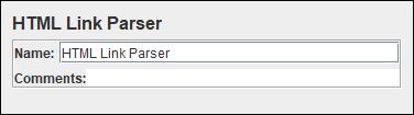 HTML Link Parser in JMeter