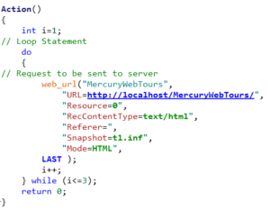 Loop Statement in LoadRunner | for | while Loop | do while Loop