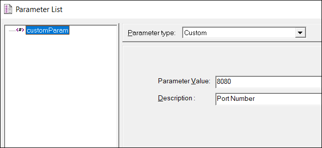 LoadRunner Parameter Types - Custom