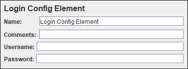 JMeter - Login Config Element
