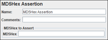 JMeter - MD5Hex Assertion