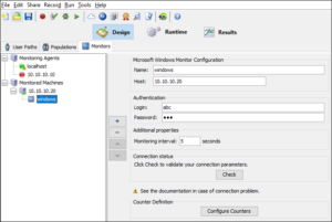 NeoLoad - Monitors - How to configure monitors in NeoLoad